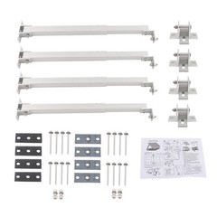 Adjustable Angle for Roof Install Solar Panel RV Tilt Mount Brackets Set 4 Packs