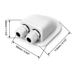 Easy Install Waterproof Cable Gland for Solar Panels Marine Applications