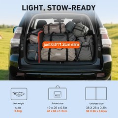 100W Foldable Solar Panel Kit 12V Battery Charging Power Station Portable USB Co