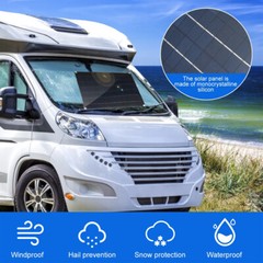 50W Solar Battery Maintainer Waterproof Car RV Boat Charger 12V Tender Trickle