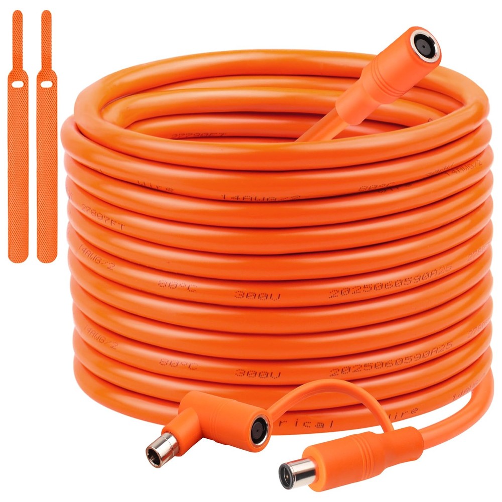 100FT 14AWG DC7909 Solar Panel Extension Cable Compatible with Jackery Solar …