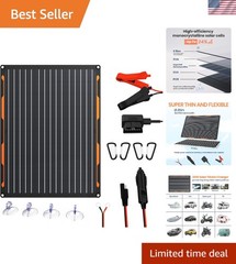 Lightweight 20W Solar Battery Maintainer with Smart Charging Control Technology
