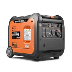 GENMAX Portable Generator，5500W Ultra-Quiet Gas Engine, EPA Compliant, Eco-Mo…