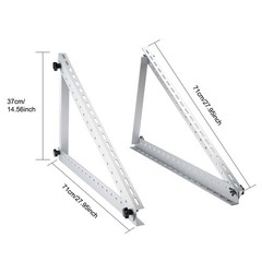 Adjustable Solar Panel Tilt Mounting Rack Brackets RV Roof Boat Off Grid System