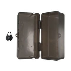Outdoor Electrical extension cord Box Rainproof w/ 4 output holes Large lockable