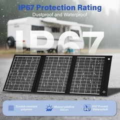 【Dongindar】 30W Foldable Solar Panel Charger,25% High Efficiency N Type Cell,