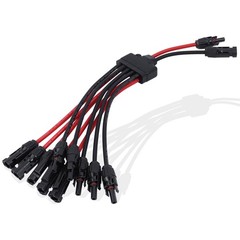 Solar Parallel Connectors for 5 Solar Panels, ToolFree Solar Panel Connectors…