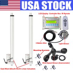 Complete Dual Axis Solar Tracker -Solar Panel Tracking System Sunlight Track Kit