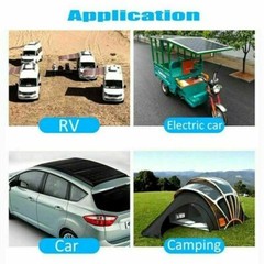 200 Watts Solar Panel Kit 100A 12V Battery Charger with Controller Caravan Boat