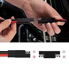 Solar Panel Connector,10AWG SAE to Male & Female Adapter PV Extension Cablewire