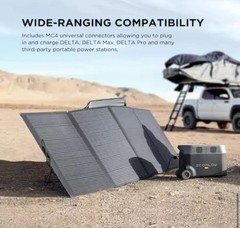 EcoFlow 400W Solar Panel Self-supporting, Waterproof Smart Outdoor Solar Kit