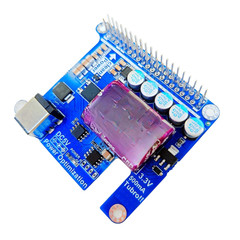 DC5V Input Power Purification Expansion Board With Capacitor Power Stabilizing