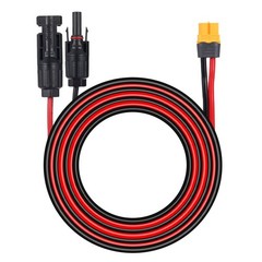 Extension Cable 12AWG solar panel wire red black cable 10ft/3m solar panel cord