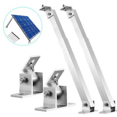 Solar Panel Mounting Bracket Stand Module Adjustable Flat Roof Fixing Wall Roof