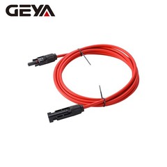 GEYA Extension Cable Solar Panel Extension Cable Black & Red 6mm²