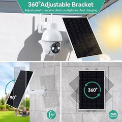 Solar Panel 8W Kit for Ring Spotlight Camera/Ring Stick Up Indoor/Outdoor Camera