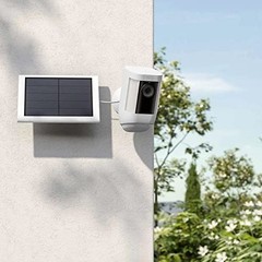 Solar Panel 4W USB-C Outdoor Camera Charger 6.5 ft Cable 360 Degree Adjustable