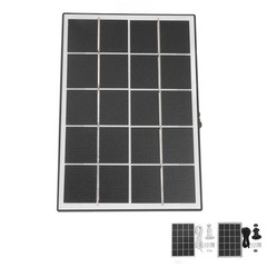 Camera Solar Charging Panel 3W Camera Solar Panel Charger For Emergency Light
