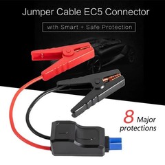 EC5 Heavy Duty Jump Starter Replacement Cables with Battery Clamps-EC5 Connec…