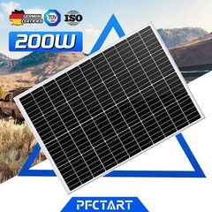 200 Watts Solar Panel 12 Volt Mono Off Grid Power For RV Boat Caravan Motorhome