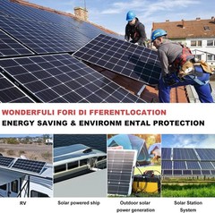 Durable 40ft 10AWG Solar Extension Cable, 6 Pairs MC4 Connectors, Braided Sleeve