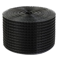 8in x 100ft 1/2in Wire Mesh Solar Bird Guard with 100pc Stainless Fasteners