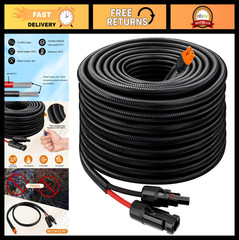 30FT 10AWG Solar Panel XT60i Adapter Cable – Flame Retardant Extension for Power