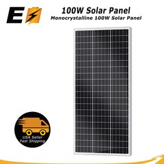 100W 12V Monocrystalline Solar Panel for Marine, Cabin, RV, Boat, Solar Project*