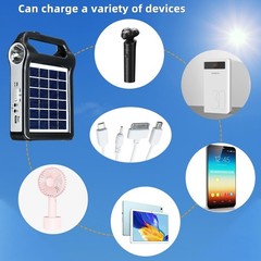 Portable Power Station Solar Generator Panel Power Bank Outlet Camping Emergency