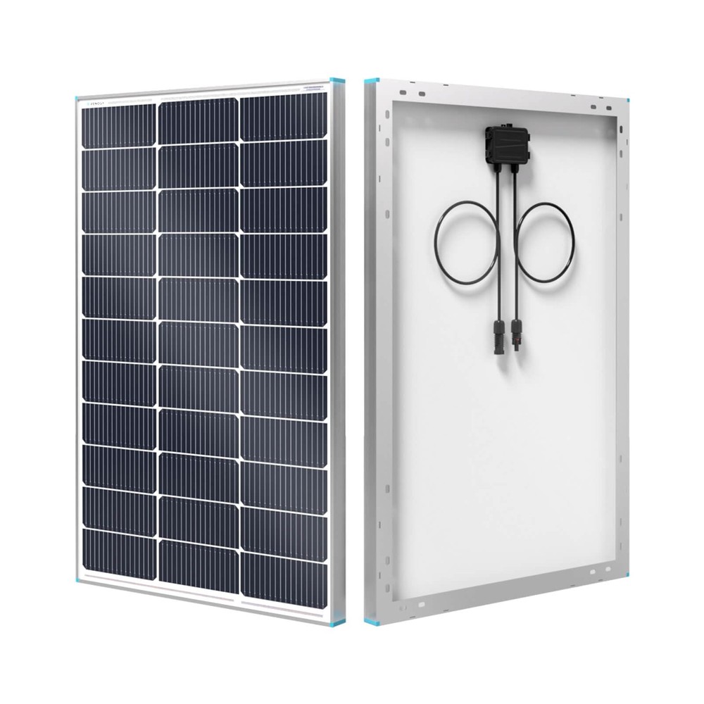 Renogy 100W Solar Panel N Type 12V 100 Watt Solar Panel 16BB 25% High Efficiency
