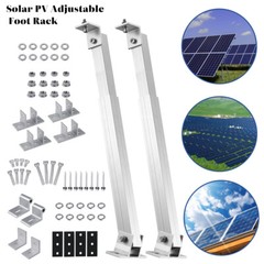 2Pairs Solar Panel Adjustable Mounting Brackets Solar Panel Tilt Mount Bracket
