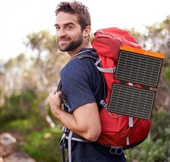 20W High Conversion Solar Panel with Dual USB Outputs for Smart Devices