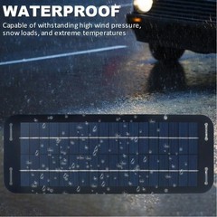 12V Solar Panel Kit Waterproof Trickle Battery Charger Portable Car Boat RV 30W