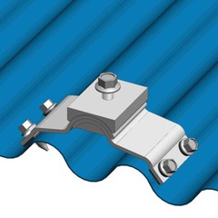 MageBracket CH & CL Solar Panel Install Mount Rack Bracket Corrugated Metal Roof