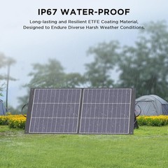 ZOUPW 100W Portable Solar Panel Foldable 25% Efficient Jackery