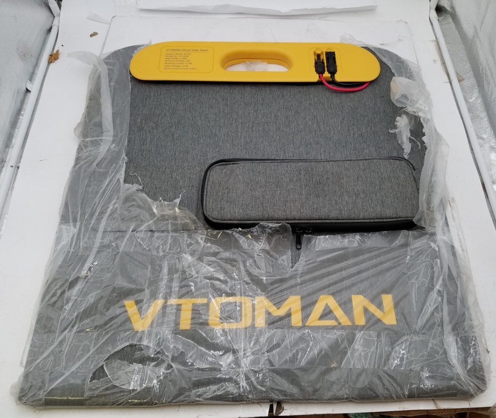 VTOMAN VS110 Portable Solar Panel 110W 19V 23% Efficiency Foldable Solar Panel