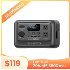 BLUETTI Elite 30 V2 288Wh Portable Power Station For Camping & Home Use