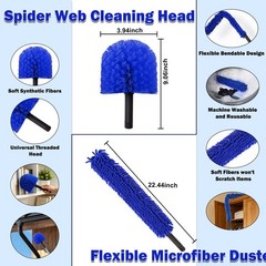 30FT Reach Solar Panel Cleaning Brush Kit with 5-24FT Telescoping Pole, 40FT …