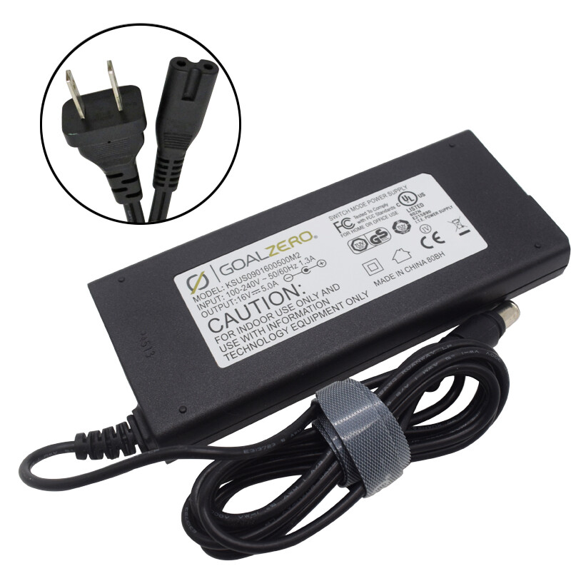 Original Goal Zero KSUS0901600500M2 16V 5A Power Supply AC Adapter Charger