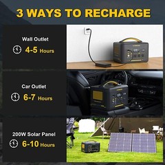 VTOMAN Jump 1500X Portable Power Station 1500W, 828Wh LiFePO4 Battery Generator
