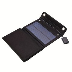 20W Portable Solar Panel Bag Monocrystalline Silicon 5-Fold Solar Panel Protecti