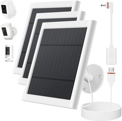 4W Solar Panel for Stick Up Spotlight Cam Plus Pro USB-C 10ft Cable Kit