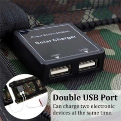 Solar Panel Charger – For Camping, Hiking & Outdoor Device Power Supply