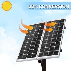 9BB Cell 200W Monocrystalline 12V Solar Panel Mono Module Marine Boat Off Grid