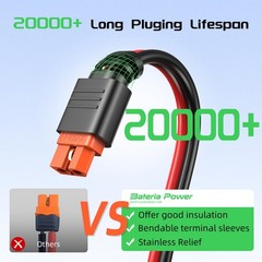 Solar To Xt60i Charge Extension Cable 25ft 10awg Solar Connector To Xt60 Adapter