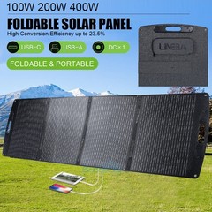 200W Portable Foldable Solar Panel Monocrystalline Waterproof for Power Station