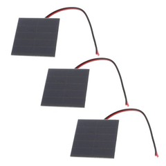 ˜3 Set Small Solar Panels Professional 1W Monocrystalline Silicon High Effici