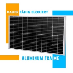 100W Solar Panel 12V PV Module Monocrystalline Battery Charger For Home RV Roof