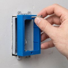 6Pcs Plastic Electric Outlet Box Extenders Single Gang for Thick Walls