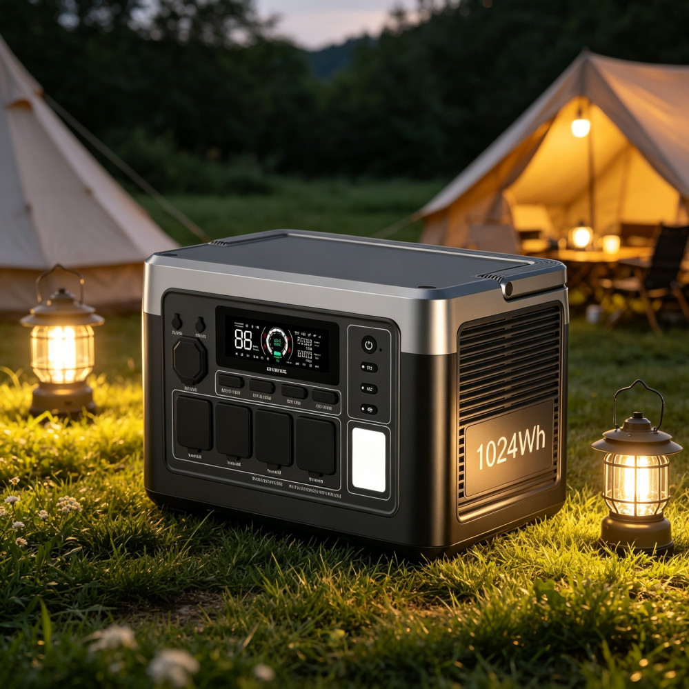 Camp 1800W New Emergency Backup Home 1024Wh Power Station OUKITEL P1000E PLUS RV